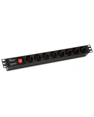 SHE19-8SH-S-IEC. Блок розеток 19. Hyperline в Рубцовске