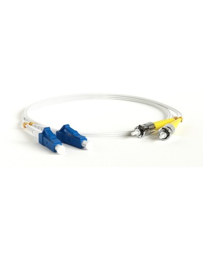 FC-D2-9A1-LC/UR-ST/UR-H-1M-LSZH-WH. Патч-корд волоконно-оптический ST-LC. Hyperline в Рубцовске