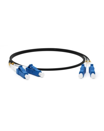 FC-D2-9-LC/UR-LC/UR-H-3M-LSZH-BK. Патч-корд волоконно-оптический одномодовый. Hyperline в Рубцовске