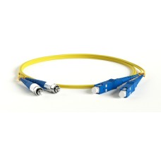 FC-D2-9-FC/UR-SC/UR-H-1M-LSZH-YL. Патч-корд волоконно-оптический SC-FC. Hyperline