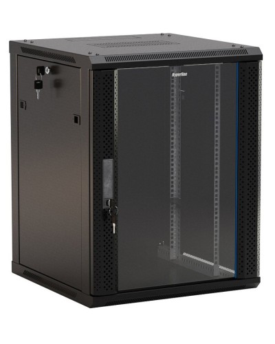 TWB-0966-GP-RAL9004. Шкаф телекоммуникационный 19 настенный 9U. Hyperline в Рубцовске
