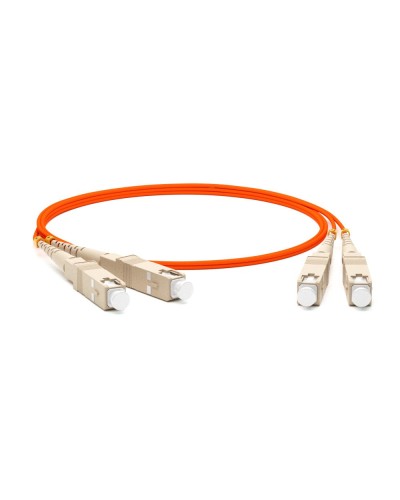 FC-D2-50-SC/PR-SC/PR-H-2M-LSZH-OR. Патч-корд волоконно-оптический SC-SC. Hyperline в Рубцовске