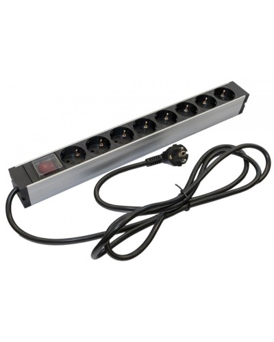 SHZ19-8SH-S-2.5EU. Блок розеток 19. Hyperline в Рубцовске