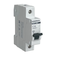 GENERICA ВА47-29М 1P C 16А 4,5кА (MVA21-1-016-C-G). Автоматический выключатель. IEK