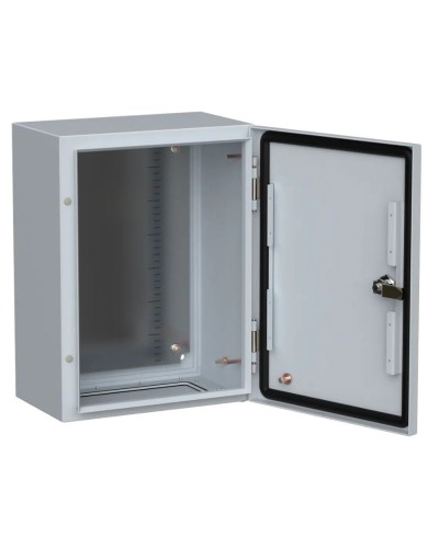 ЩМП-40.30.20 УХЛ1 IP66 400x300x200 TITAN 5 (TI5-10-N-040-030-020-66). Шкаф металлический с монтажной платой. IEK в Рубцовске
