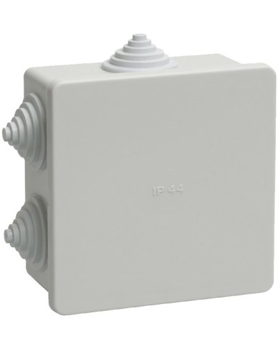 Коробка распаячная КМ41235 85х85х40 открытой проводки IP44 6 гермовводов серая (UKO11-085-085-040-K41-44). Коробка распаячная безгалогенная (HF). IEK в Рубцовске
