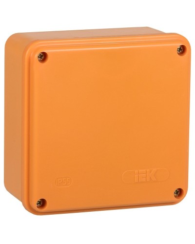 Коробка распаячная огнестойкая ПС 100х100х50 6P 6мм² IP44 гладкие стенки (UKF20-100-100-050-6-6-09). Коробка распаячная огнестойкая безгалогенная (HF). IEK в Рубцовске