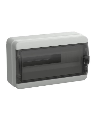 Корпус пластиковый КМПн-18 IP65 TEKFOR (TF5-KP72-N-18-65-K03-K02). Корпус модульный пластиковый черная прозрачная дверь. IEK в Рубцовске