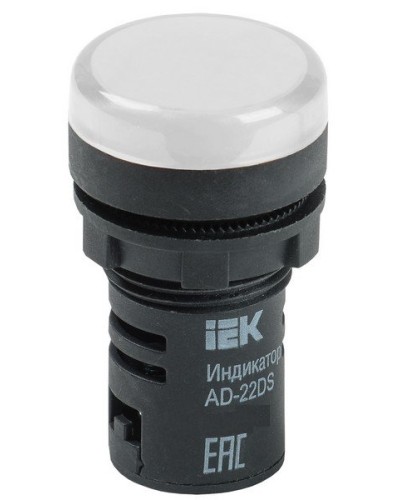 Лампа AD22DS (LED) матрица D22 мм 230В белый (BLS10-ADDS-230-K01). Светосигнальный индикатор. IEK в Рубцовске