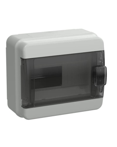 Корпус пластиковый КМПн-8 IP65 TEKFOR (TF5-KP72-N-08-65-K03-K02). Корпус модульный пластиковый черная прозрачная дверь. IEK в Рубцовске