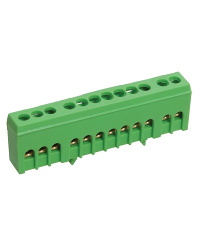 Шина PE земля ШНИ-6х9-10-К-З (YNN10-69-10KD-K06). Шина в корпусном изоляторе на DIN-рейку. IEK в Рубцовске