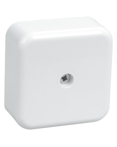 Коробка распаячная КМ41206-01 50х50х20 открытой проводки (4 клеммы 3 мм²) белая (UKO10-050-050-020-K01). Коробка распаячная безгалогенная (HF). IEK в Рубцовске