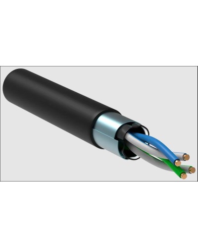 GENERICA U/UTP 5E 24AWG 2PR LDPE черный (BC3-C5E02-139-305-R-G). Кабель «витая пара» (LAN) для структурированных систем связи. IEK в Рубцовске
