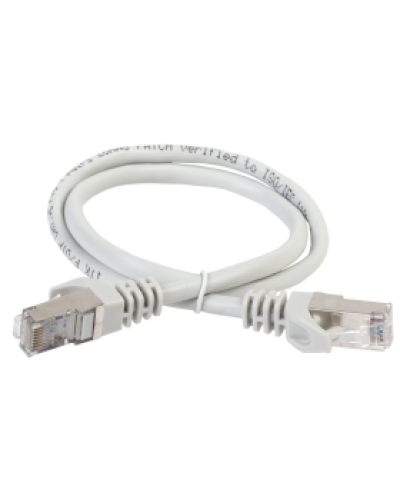 GENERICA Патч-корд кат.5E FTP 1м серый (PC01-C5EF-1M-G). Патч-корд медный. IEK в Рубцовске