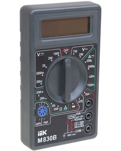 Мультиметр цифровой Universal M830B (TMD-2B-830). Мультиметр цифровой. IEK в Рубцовске