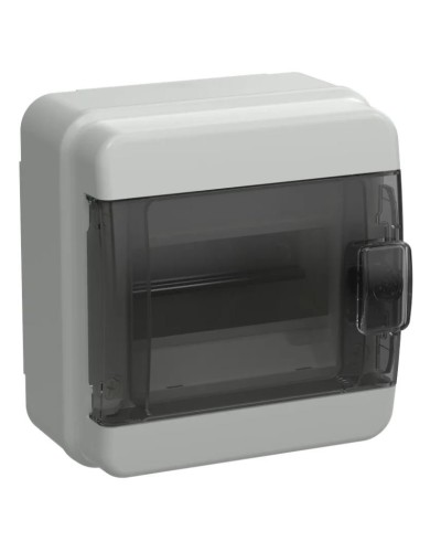 Корпус пластиковый КМПн-6 IP65 TEKFOR (TF5-KP72-N-06-65-K03-K02). Корпус модульный пластиковый черная прозрачная дверь. IEK в Рубцовске