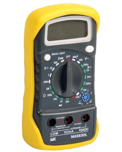 Мультиметр цифровой Master MAS830L (TMD-3L-830). Мультиметр цифровой. IEK в Рубцовске