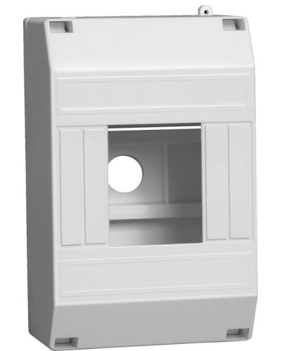 Корпус пластиковый КМПн 1/4 IP20 белый (MKP31-N-04-30-135). Щиток модульный без дверцы, настенный. IEK в Рубцовске