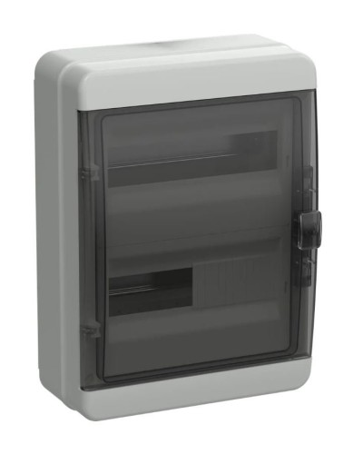 Корпус пластиковый КМПн-24 IP65 TEKFOR (TF5-KP72-N-24-65-K03-K02). Корпус модульный пластиковый черная прозрачная дверь. IEK в Рубцовске
