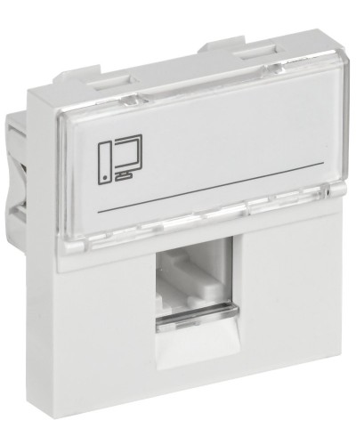 Розетка RJ45 кат.6 PRIMER РКИ-20-00-П-6 белый IEK (PR-KK40D-RI-0-2-1C06U-K01). Розетка RJ-45. IEK в Рубцовске