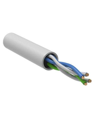 GENERICA U/UTP кат. 5E 24AWG 2 пары LSZH INDOOR белый (BC1-C5E02-128-305-G). Кабель «витая пара» (LAN) для структурированных систем связи. IEK в Рубцовске