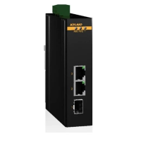 KOM300A-1SFP2T-LV-LV. Медиаконвертер оптический. Kyland