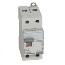 ВДТ DX3 2П 63А 300мА-AC (411526). Выключатель дифференциального тока. LegranD
