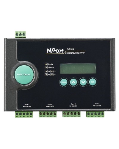 NPort 5430. 4-портовый асинхронный сервер. MOXA в Рубцовске
