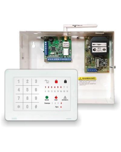 NV 1010c/8524. Устройство оконечное объектовое приемно-контрольное c GSM коммуникатором. NAVIgard в Рубцовске