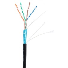 F/UTP 4pair, Cat5е, Out, PE (EC-UF004-5E-PE-BK). Кабель «витая пара» (LAN) для структурированных систем связи. NETLAN