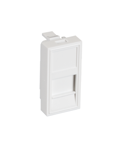 EC-IMH-1-WT-10 (10шт). Вставка 45x45 (Mosaic) для 1 модуля Keystone Jack. NETLAN в Рубцовске