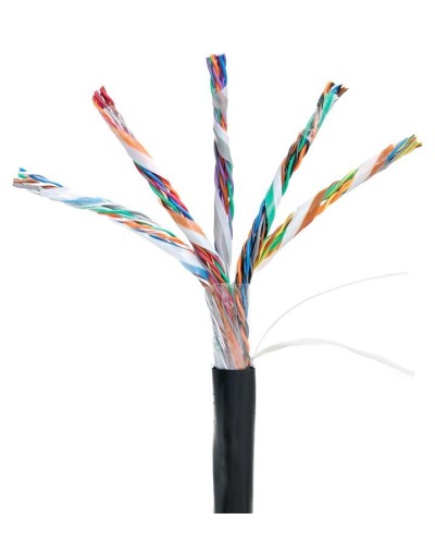 U/UTP 25pair, Cat5, Out, PE (EC-UU025-5-PE-BK-3). Кабель «витая пара» (LAN) для структурированных систем связи. NETLAN в Рубцовске