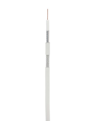RG-6 CCS, In, PVC (EC-C2-32123A-WT-1). Кабель коаксиальный омедненный. NETLAN в Рубцовске
