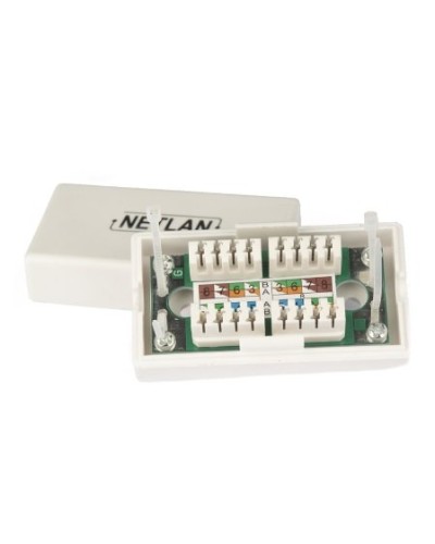 EC-UCB-IDC-UD2-WT-10 (10 шт). Проходной соединитель. NETLAN в Рубцовске