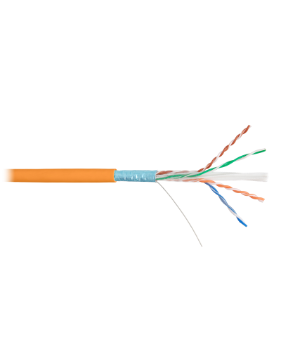 F/UTP 4pair, Cat6, Solid, In, PVC (NKL 9240C-OR). Кабель «витая пара» (LAN) для структурированных систем связи. NIKOLAN в Рубцовске