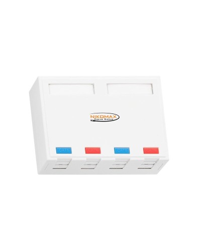 NMC-MB4P-ST-WT. Корпус настенной розетки. NIKOMAX в Рубцовске