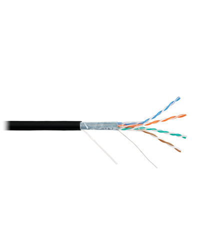 F/UTP 4pair, Cat5e, Solid, In/Out, нг(А)-HF (NMC 9200C-BK). Кабель «витая пара» (LAN) для структурированных систем связи. NIKOMAX в Рубцовске