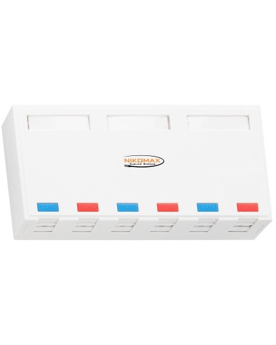 NMC-MB6P-ST-WT. Корпус настенной розетки. NIKOMAX в Рубцовске
