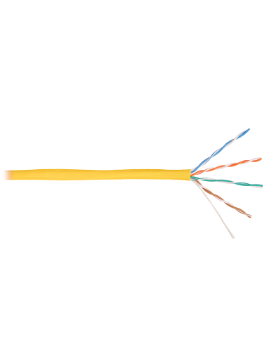 U/UTP 4pair, Cat5e, Solid, In, PVC (NMC 4100A-YL). Кабель «витая пара» (LAN) для структурированных систем связи. NIKOMAX в Рубцовске