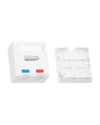 NMC-MB2P-ST-WT. Корпус настенной розетки. NIKOMAX в Рубцовске