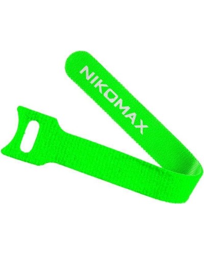 NMC-CTV150-12-SB-GN-10 (10шт). Стяжка-липучка с мягкой пряжкой. NIKOMAX в Рубцовске