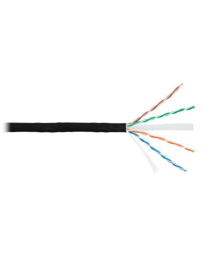 U/UTP 4pair, Cat6, Solid, Out, PVC (NMC 9140B-BK). Кабель «витая пара» (LAN) для структурированных систем связи. NIKOMAX в Рубцовске