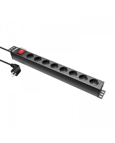 NTSS-PDU-DA2034 гор.размещ. 8xSchuko базовые 16A Schuko 1.8м. Блок розеток 19. NTSS в Рубцовске