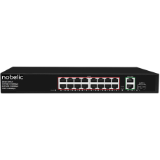 NBLS-1816P. Коммутатор неуправляемый 16-портовый. Nobelic