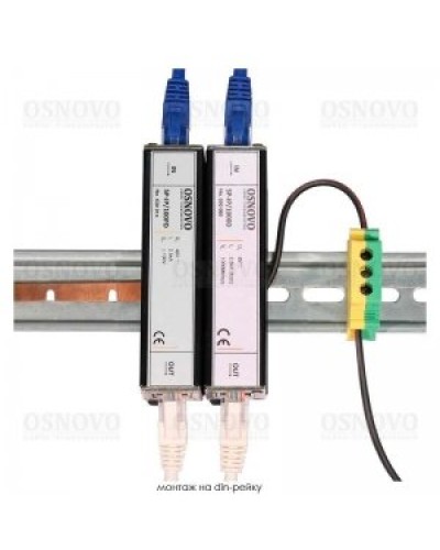 SP-IP/100D. Устройство грозозащиты цепей Ethernet. OSNOVO в Рубцовске