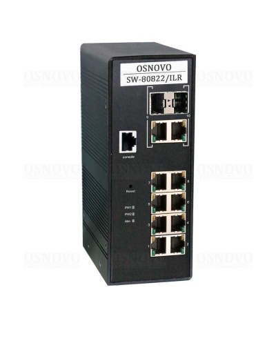 SW-80822/ILR. Коммутатор 10-портовый Gigabit Ethernet с PoE. OSNOVO в Рубцовске