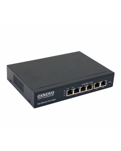 SW-20600(80W). Коммутатор 6-портовый  Fast Ethernet с PoE. OSNOVO в Рубцовске