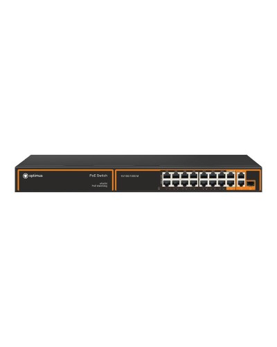 U1I-15F1G2b/2G/1S. Коммутатор с питанием по PoE 16-портовый. Optimus в Рубцовске
