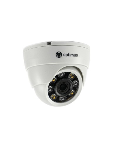 IP-E024.0(2.8)PL. Видеокамера IP купольная. Optimus в Рубцовске