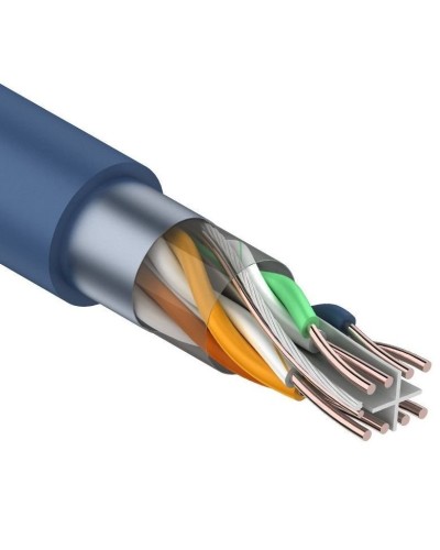 F/UTP, CAT 6, PVC, 4PR, 23AWG, омедненный INDOOR, SOLID, серый, 305м, PROconnect (01-0147-3). Кабель «витая пара» (LAN) для структурированных систем связи. PROCONNECT в Рубцовске